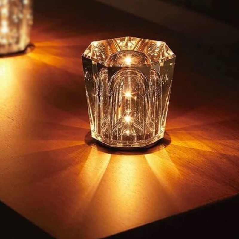 Éclairages De Table LED Avec Effet Diamant