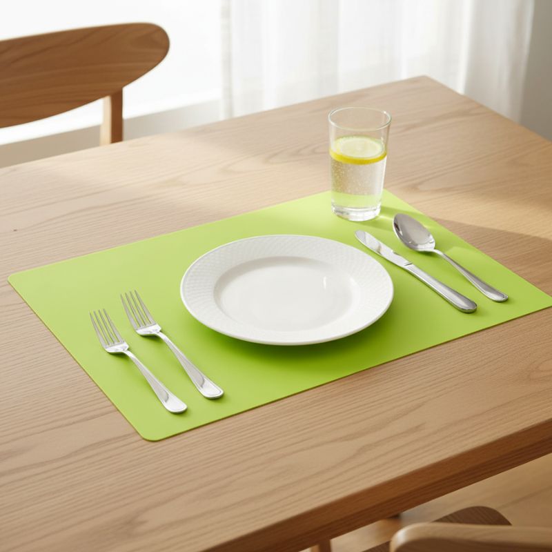 Set De Table Silicone Imperméable Antidérapant Et Lavable
