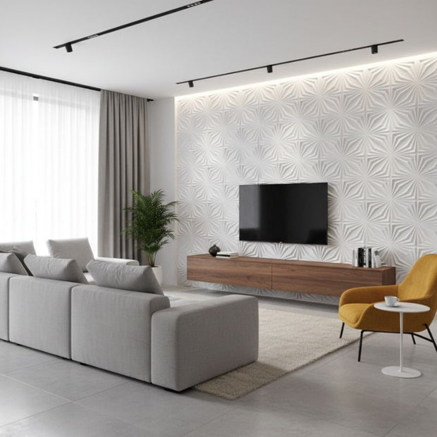 Panneau Mural Décoratif Moderne Avec Motif Symétrique 12 Pièces