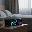 Grande Horloge Murale LED Moderne Avec Chiffres Lumineux