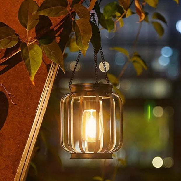 Lanternes Solaires Décoratives LED Suspendue Style Industriel