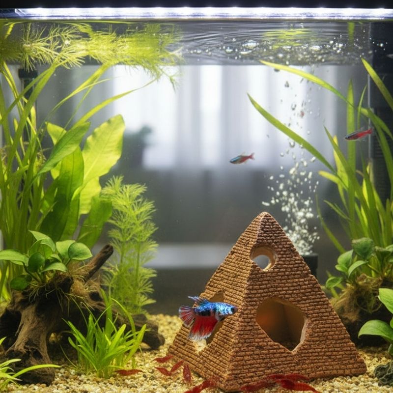 Décoration Terrarium En Forme Pyramide