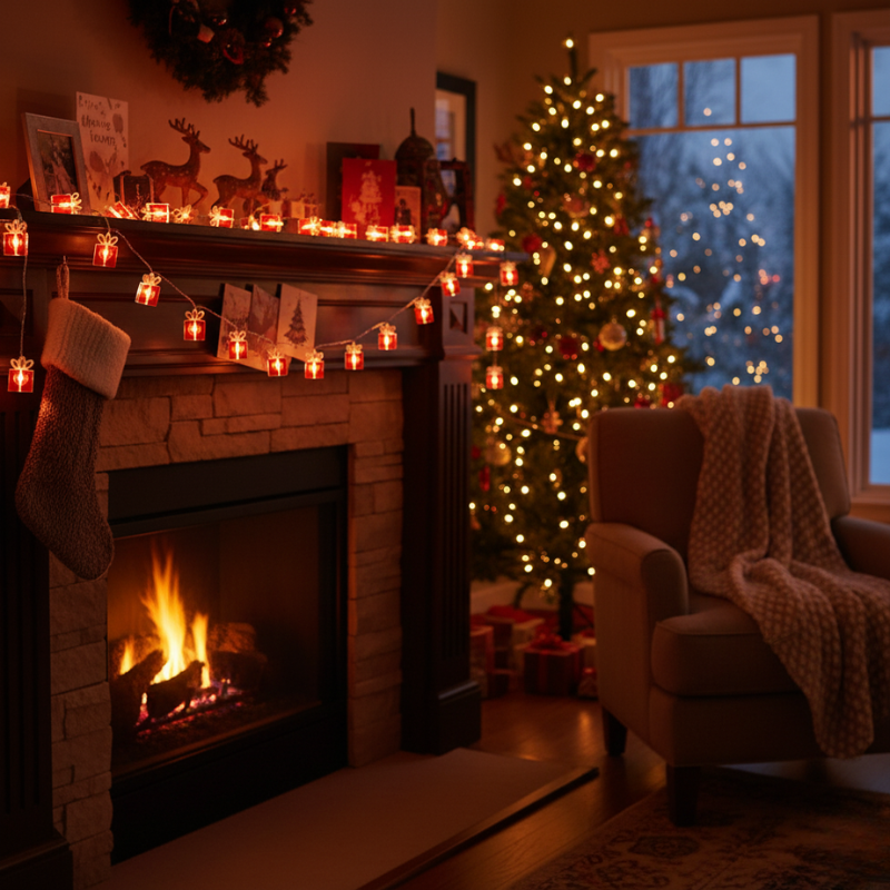 Guirlandes de Noël Cadeaux Lumineux