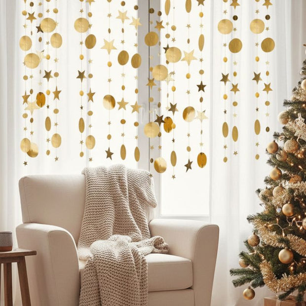 Décoration de Fête Guirlande Métallique