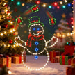 Décorations de Noël Bonhomme de Neige Lumineux