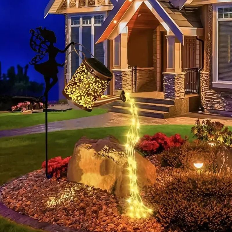 Lanternes Solaires Arrosoir Féérique LED