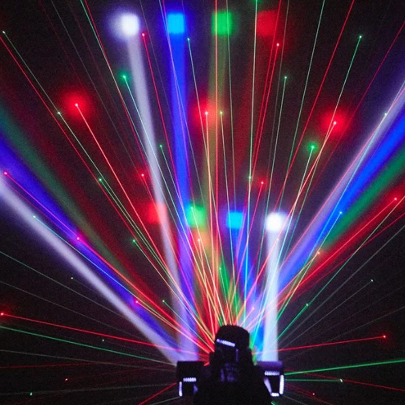 Éclairage de Salle LED Professionnel 48W à Faisceau Mobile