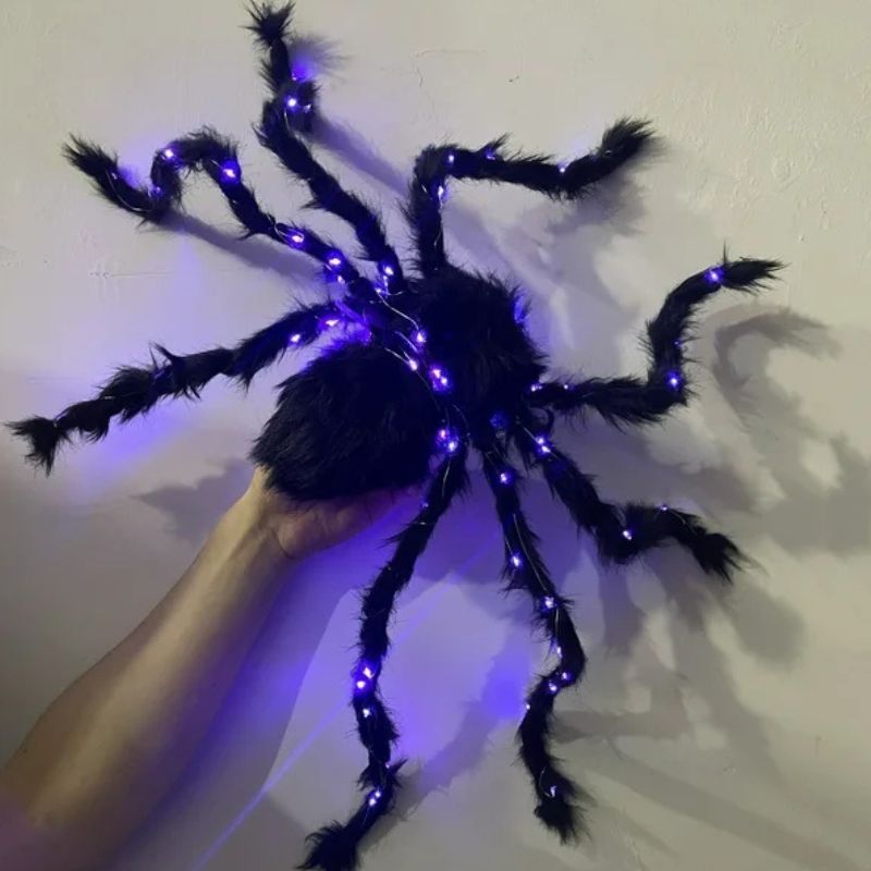 Décorations Halloween Araignée Lumineuse