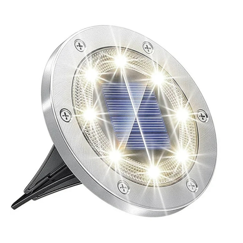 Lampes Solaires de Jardin LED Encastrables