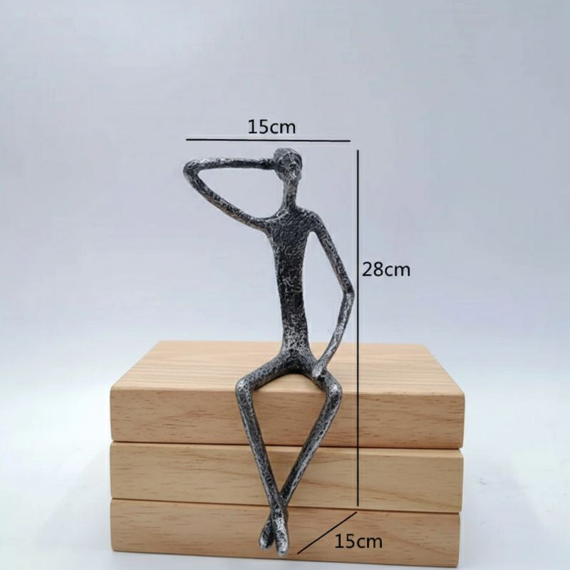 Sculpture Moderne Abstraite Silhouette Design Contemporain