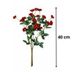 Fleur Artificielle Rouge en Branches De Roses