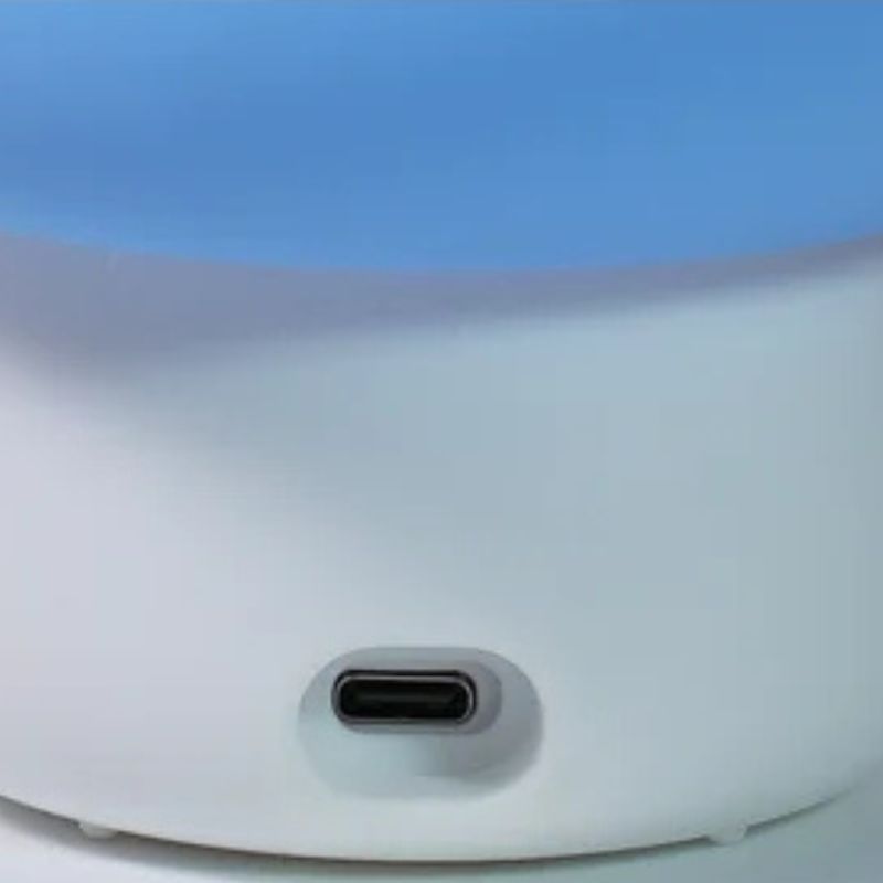 Lampe Champignon Bleue En Silicone Souple Et Tactile