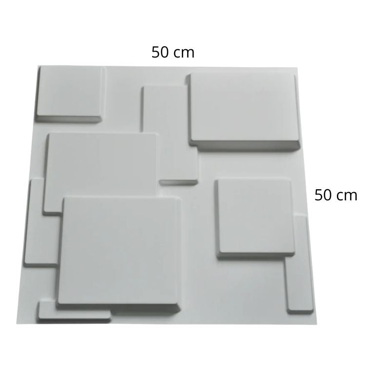 Panneau Mural Acoustique Blanc Absorption Sonore Lot de 12 Pièces