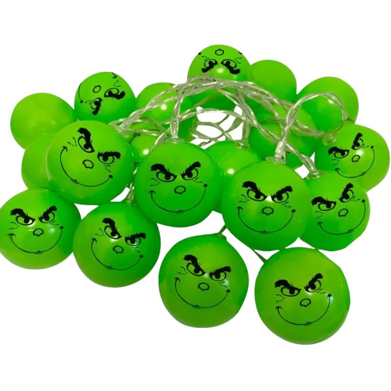 Guirlandes de Noël LED Grinch