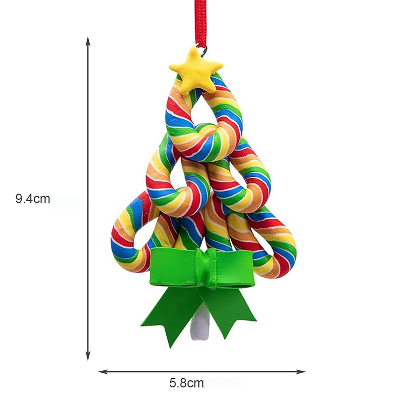 Décorations de Noël Sapin Sucette Coloré