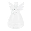 Vase en Verre Transparent en Forme d'Ange