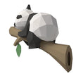 Sculpture Papier Panda Géométrique
