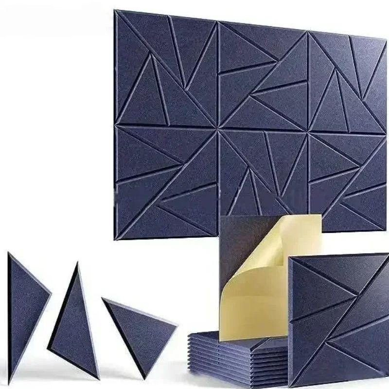 Panneau Mural Acoustique Design Géométrique Auto Adhésif