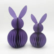 Sculpture Papier Lapin Alvéolé Avec Design 3D Décoratif