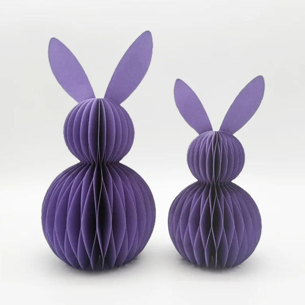 Sculpture Papier Lapin Alvéolé Avec Design 3D Décoratif
