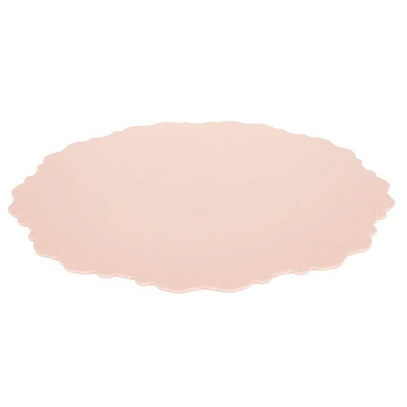 Set De Table Silicone Gaufré Rond Style Nordique Chic