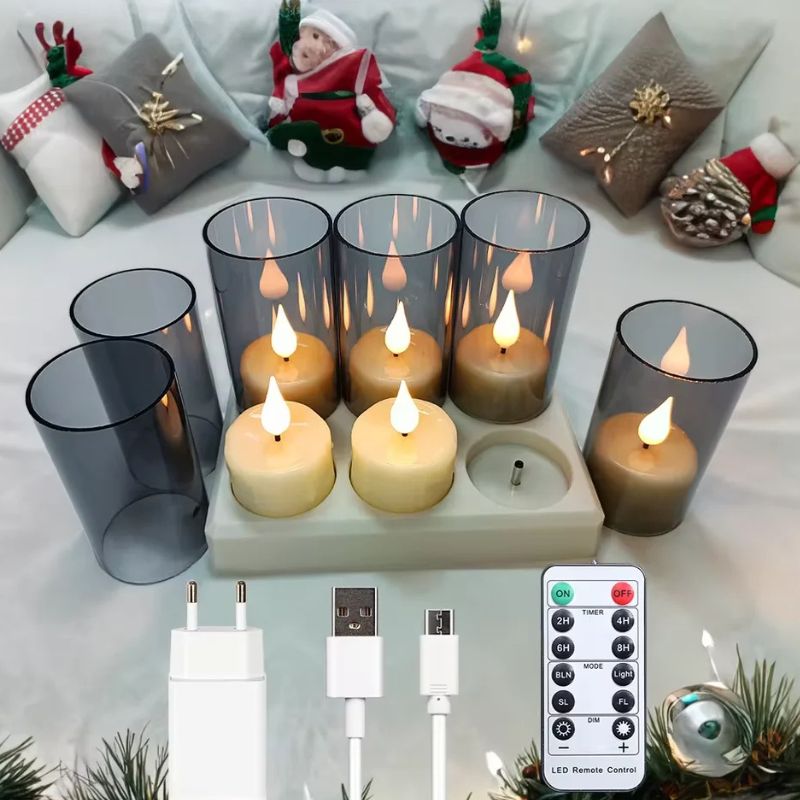 Bougie LED Lumière Chaleureuse