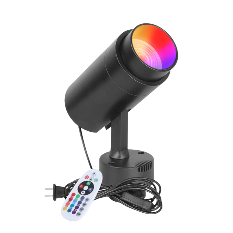 Éclairage Festif Spot LED RGB Avec Télécommande