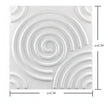 Panneau Mural Décoratif 3D Avec Motif Spirale 12 Pièces