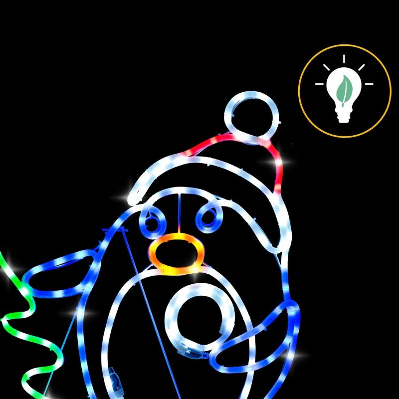 Décorations de Noël Bonhomme de Neige et Pingouin Lumineux