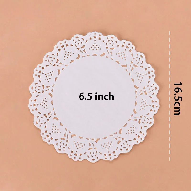 Set De Table En Papier Dentelle Blanc Élégant Et Raffiné 150 Pièces