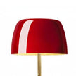 Lampe À Poser Champignon Rouge En Métal Style Contemporain