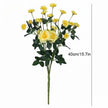 Fleur Artificielle Jaune en Branches Roses Naturelles