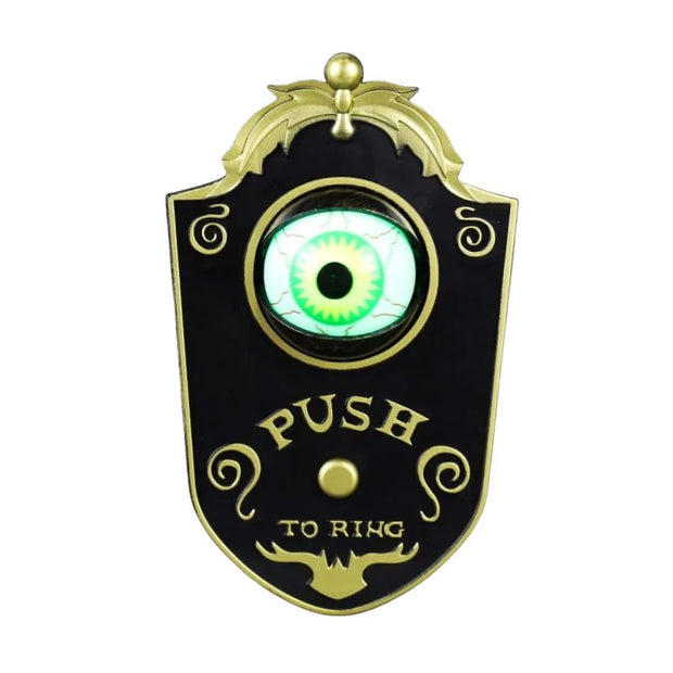 Décorations Halloween Sonnette Lumineuse Œil LED Effrayant