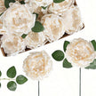 Fleur Artificielle Beige Avec Pivoines