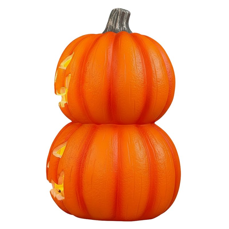 Citrouilles Halloween Sculpture Lumineuse à Effet Chaleureux