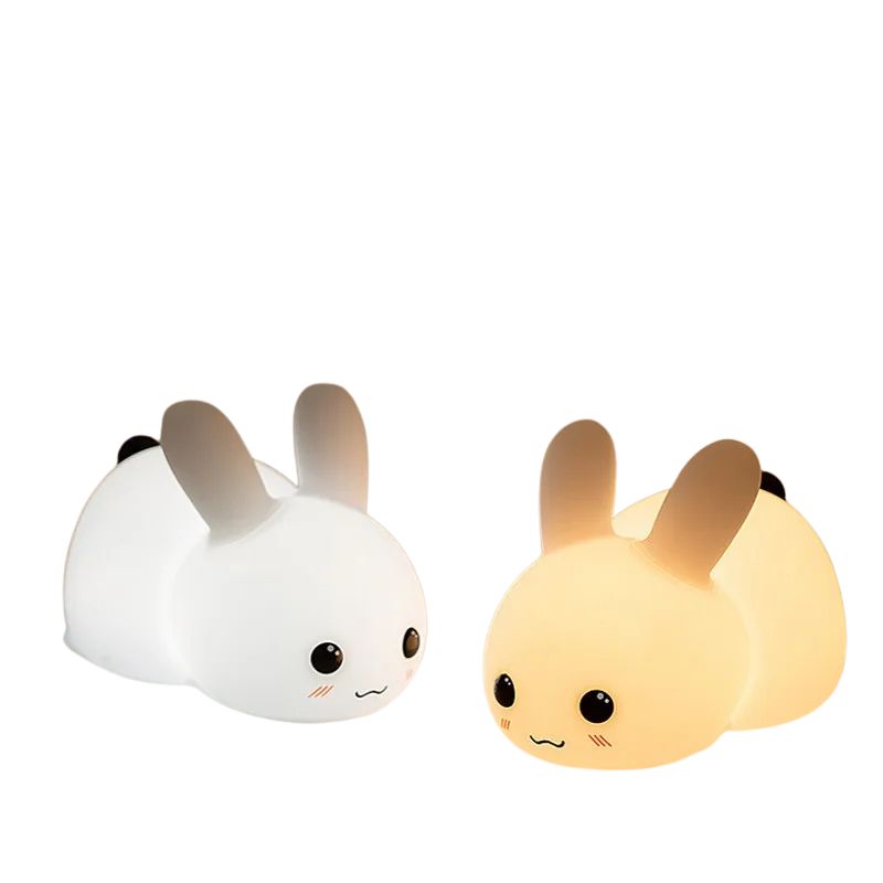 Lampe De Nuit Lapin En Silicone Rechargeable Pour Enfant