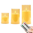 Bougies LED Sans Flamme avec Télécommande Lot de 3