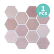 Panneau Mural Décoratif 3D Avec Motif Hexagonal Et Effet Carrelage Moderne