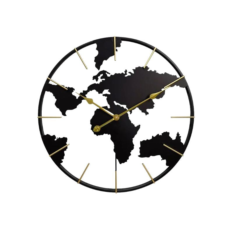 Horloge Monde Décorative En Style Contemporain