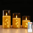 Bougies LED Rechargeables Avec Télécommande Lot de 3