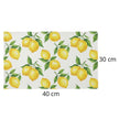 Set De Table Lavable Avec Motif Citron Jaune Et Feuilles Vertes 2 Pièces