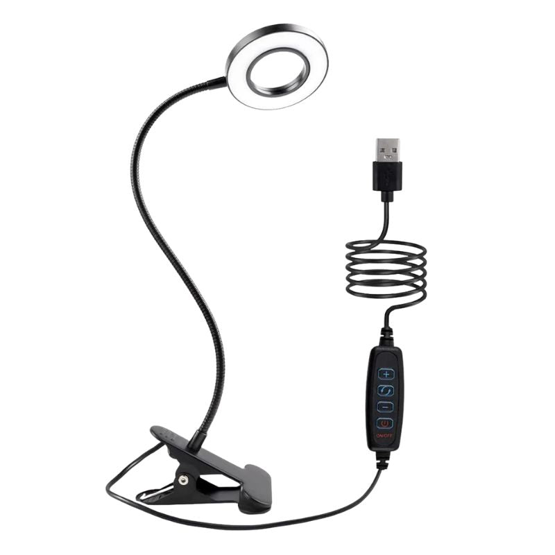 Lampe De Table LED À Pince Flexible