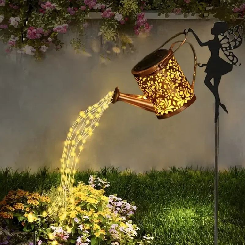 Lanternes Solaires Arrosoir Féérique LED