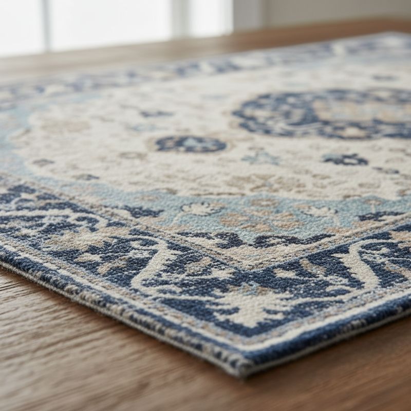 Set De Table En Lin Rétro Bohème Avec Motifs Géométriques Lot de 4