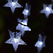 Guirlandes Solaires Étoiles Brillantes LED