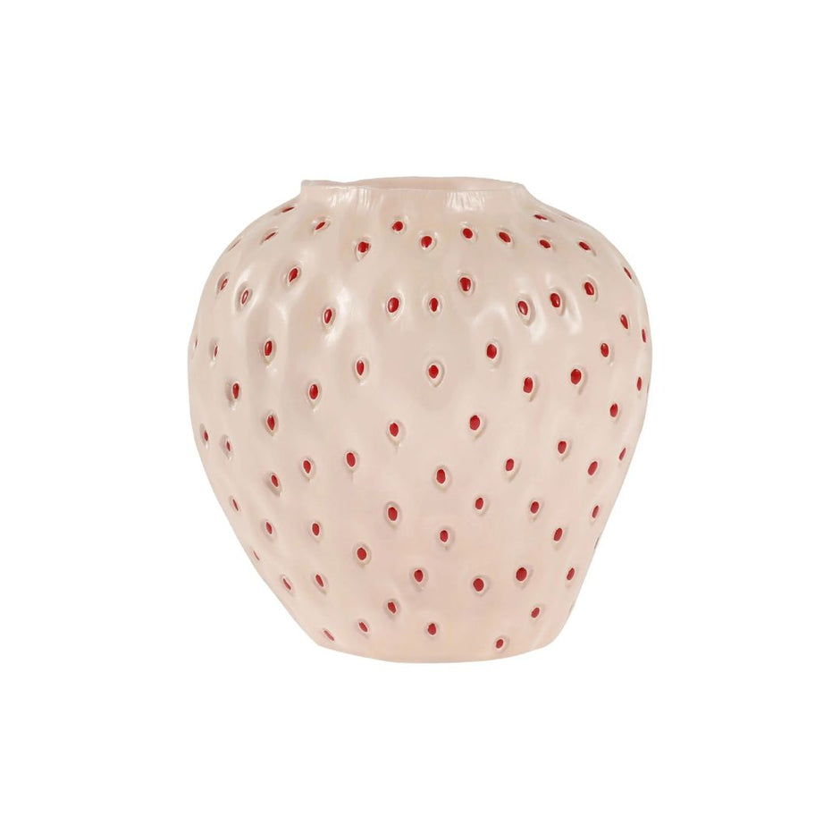 Vase Fraise en Céramique pour Fleurs