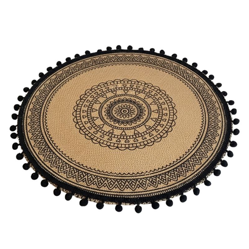 Set De Table En Lin Décoratif Style Bohème