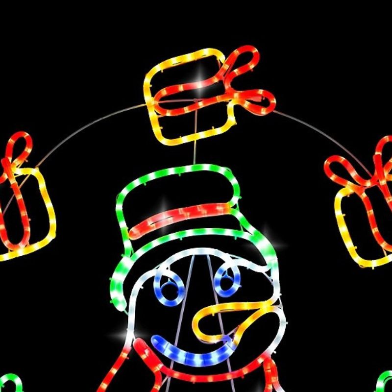 Décorations de Noël Bonhomme de Neige Lumineux