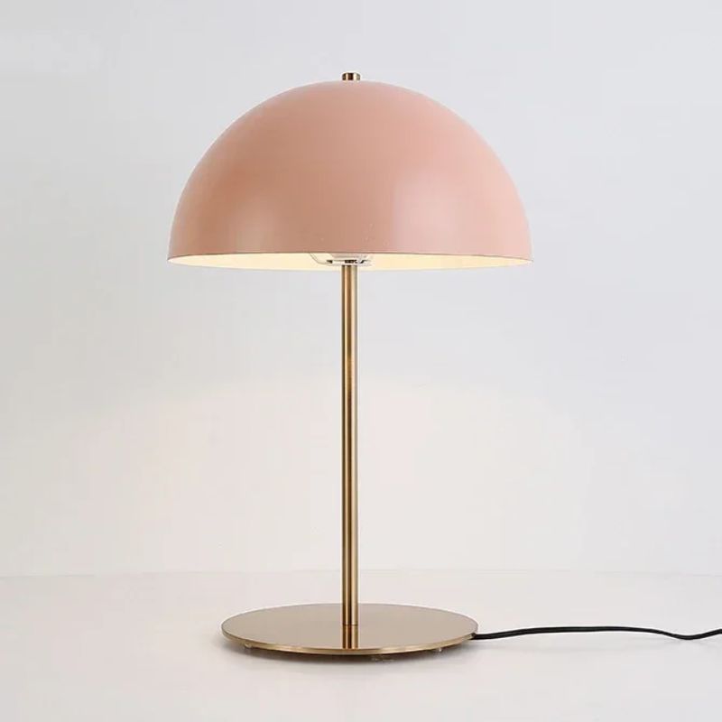 Lampe Champignon Rose Raffinée