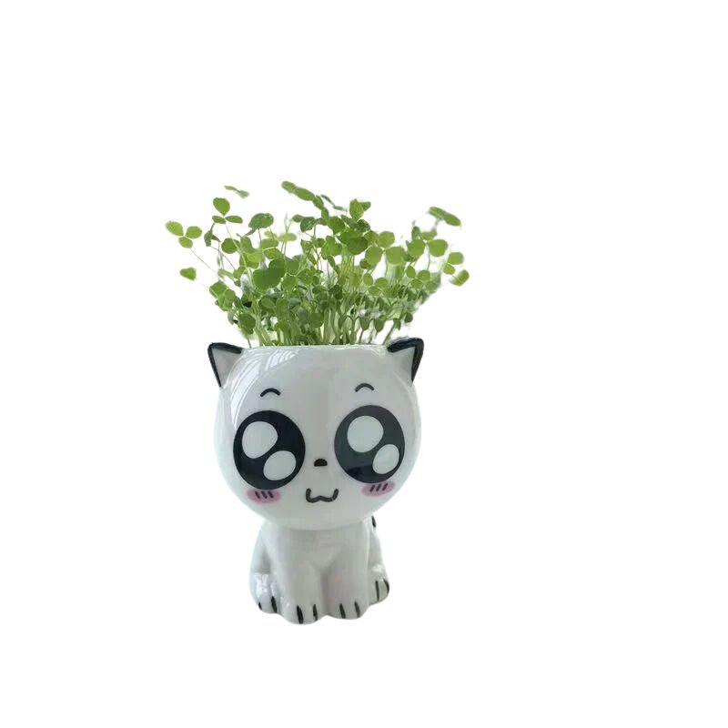 Mini Vase en Forme de Chat